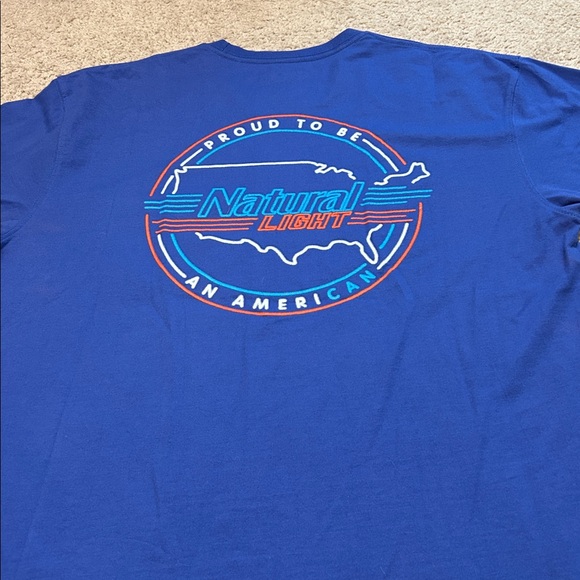 JRG Men's Blue Pocket T-Shirt - Picture 4 of 4